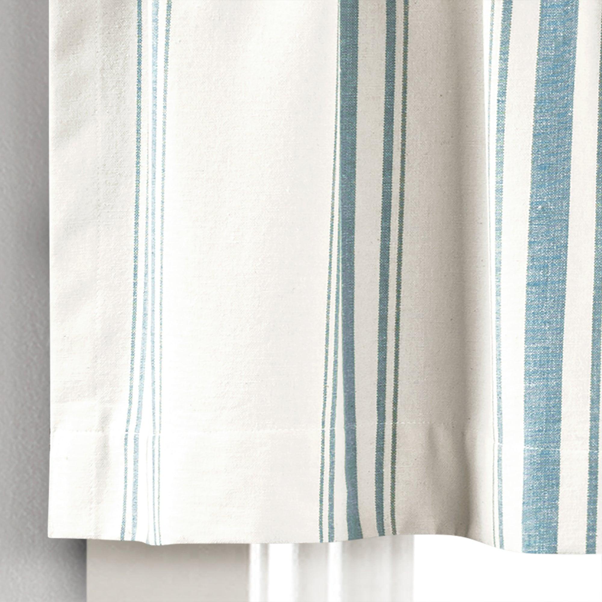 Farmhouse Stripe Yarn Dyed Recycled Cotton Valance