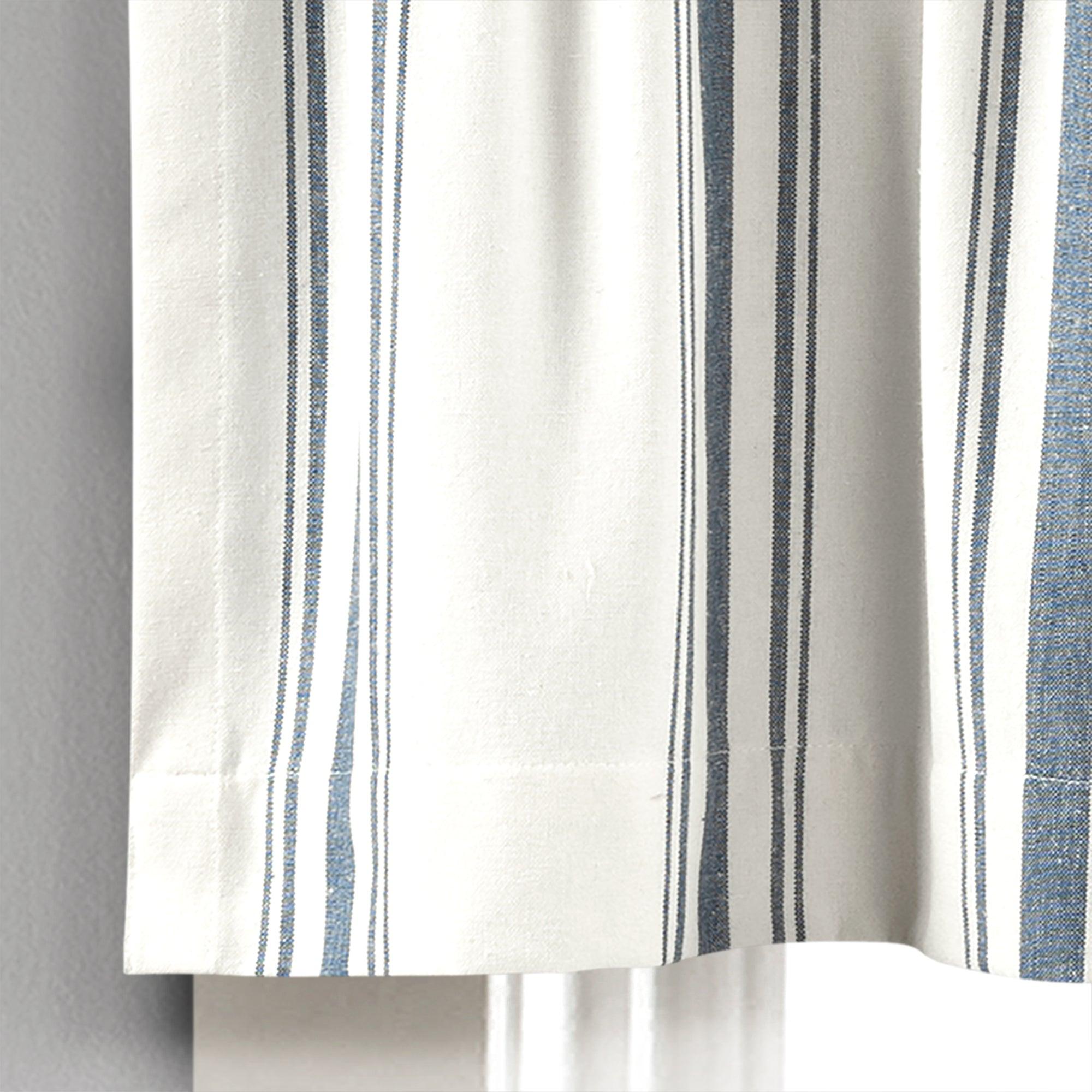 Farmhouse Stripe Yarn Dyed Recycled Cotton Valance