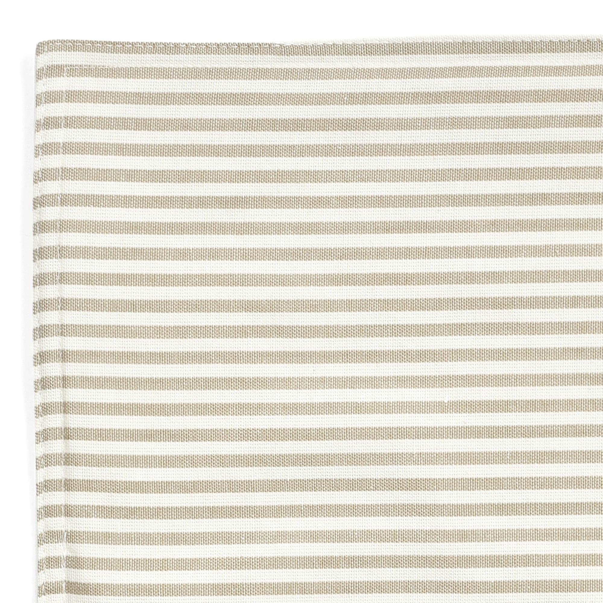 Farmhouse Ticking Stripe Yarn Dyed Table Runner