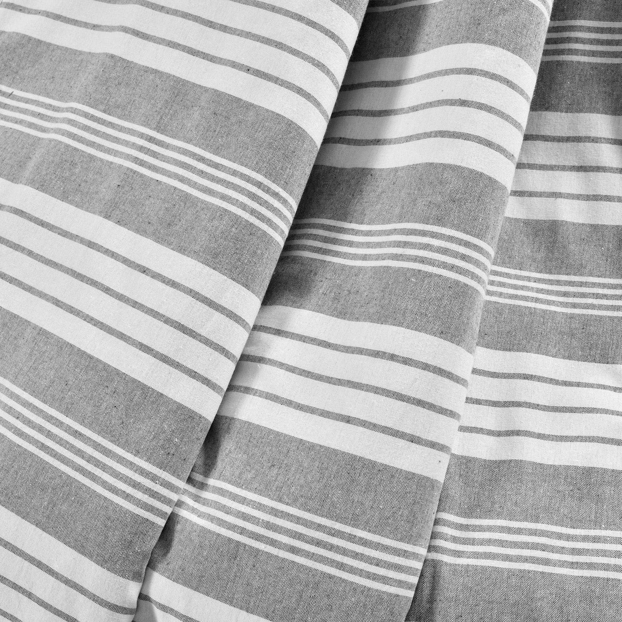 Farmhouse Yarn Dyed Stripe Recycled Cotton Throw