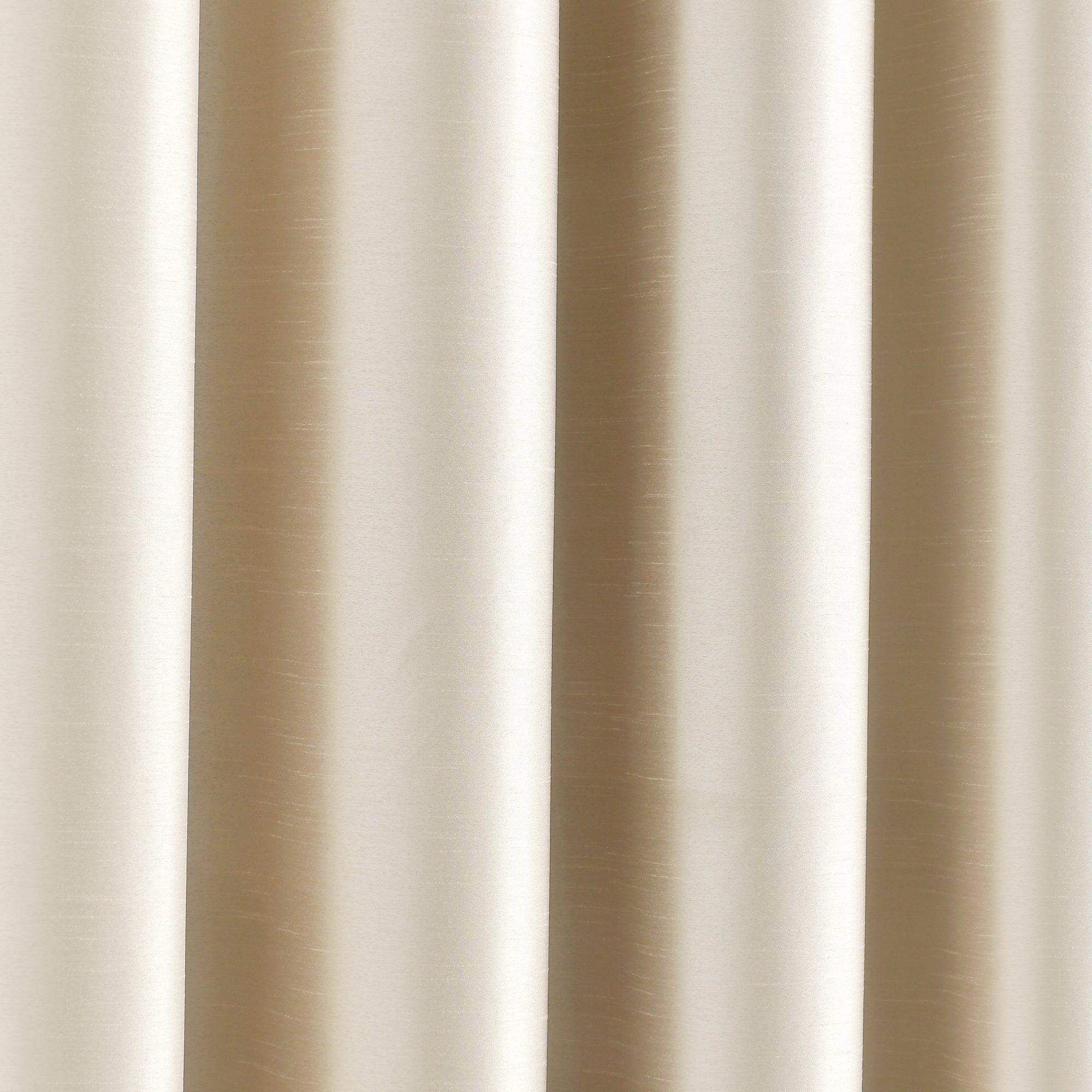 Faux Silk 100% Blackout Window Curtain Panel