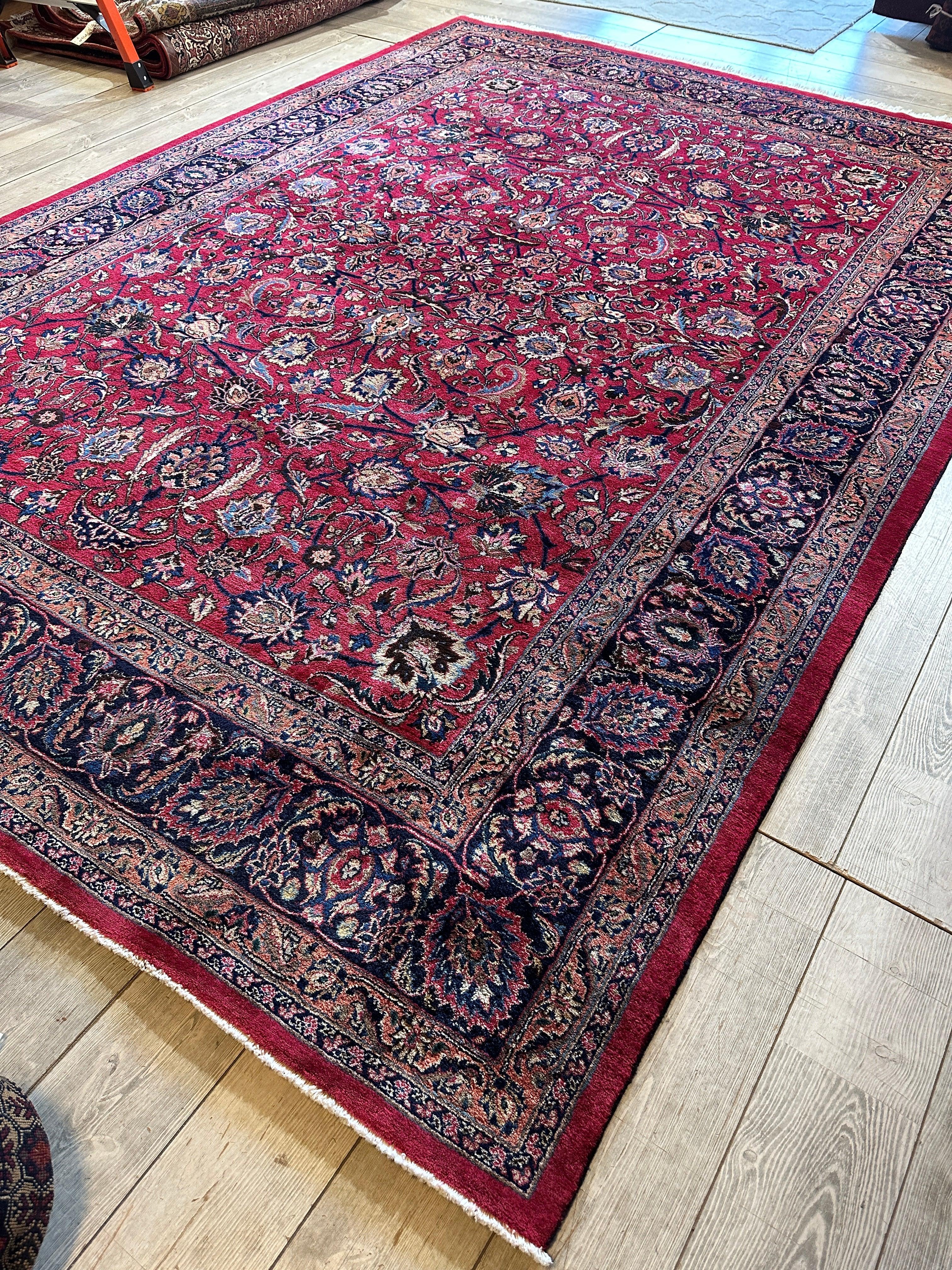 Fine Allover Persian Mashhad Rug 8’2”x11’6”