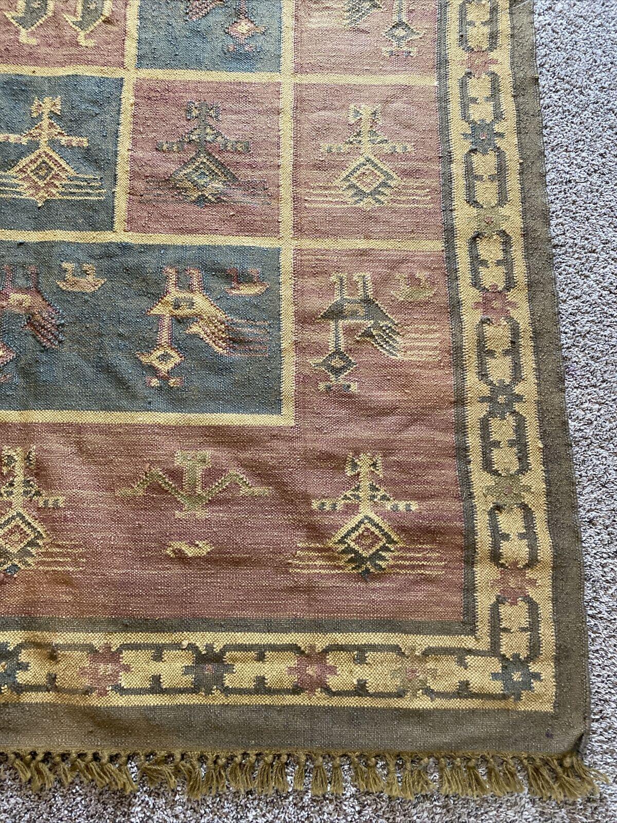 Fine Flat Weave Kilim Rug 6'5”x9’