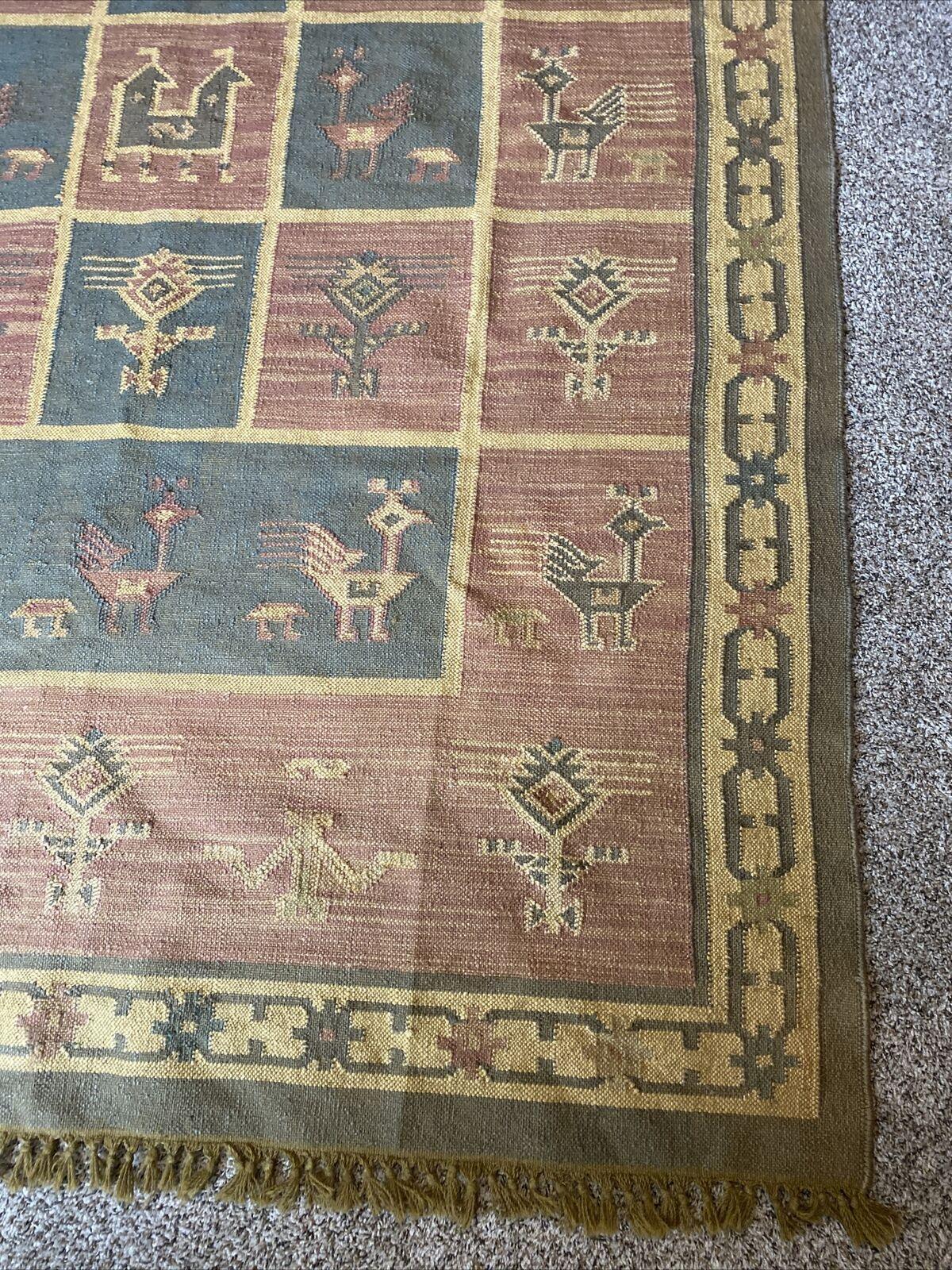 Fine Flat Weave Kilim Rug 6'5”x9’