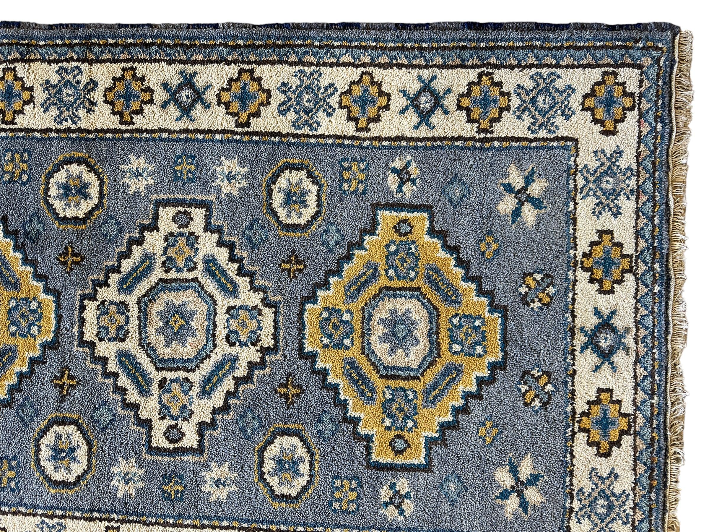 Fine Hand-Knotted Indu-Oushak Rug 3’1” x 5’1”