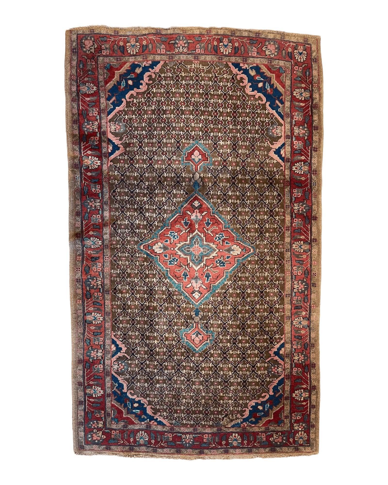 Fine Hand Knotted Persian Gholtogh Rug 3’4'' x 5’6'