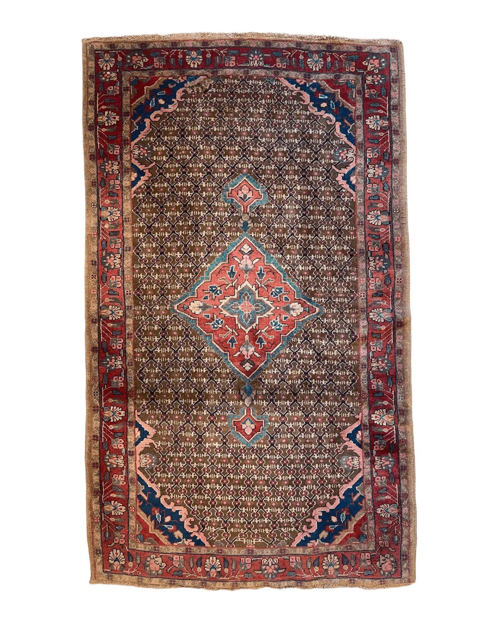 Fine Hand Knotted Persian Gholtogh Rug 3’4'' x 5’6'