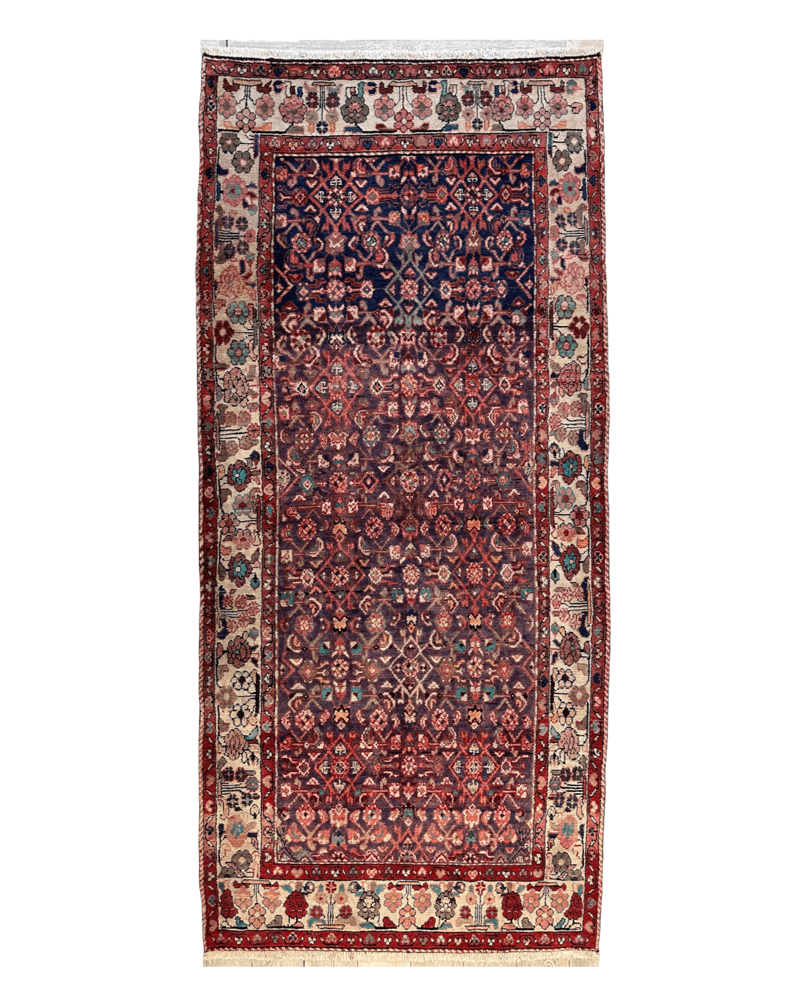 Fine Persian Borchelu Runner Rug 4’5” x 9’8”