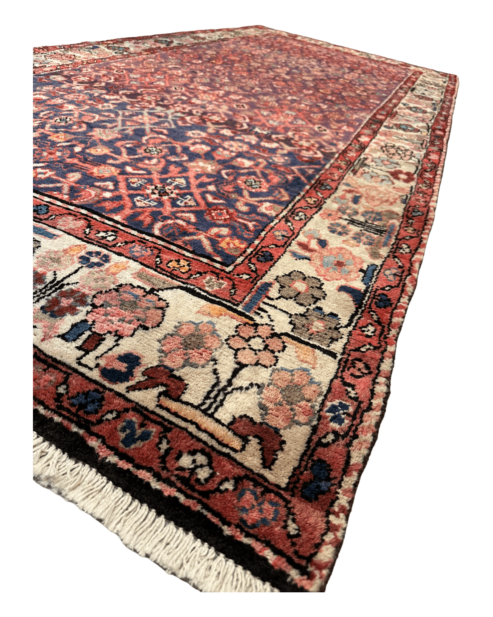 Fine Persian Borchelu Runner Rug 4’5” x 9’8”