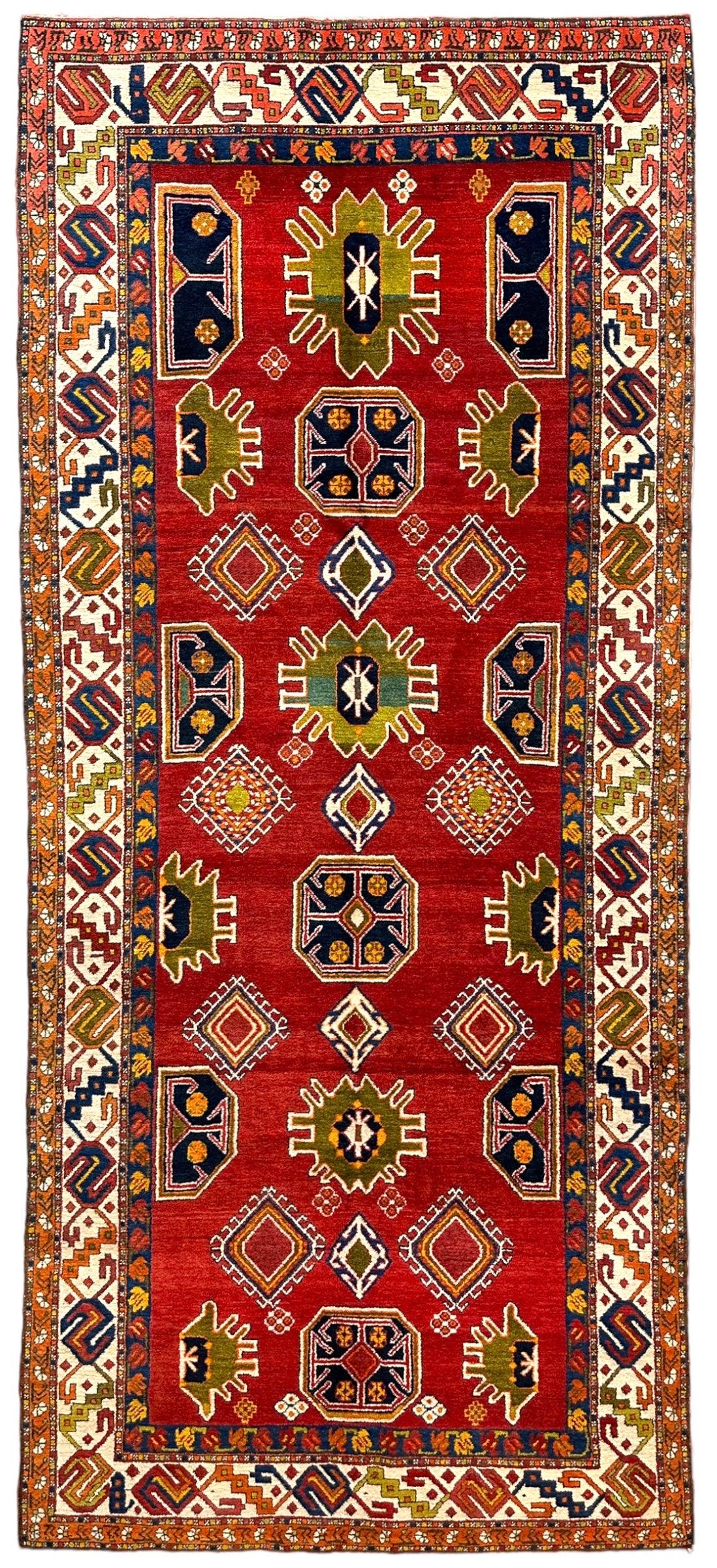 Fine Persian Meshkin Wool on Cotton Rug 5 x 11