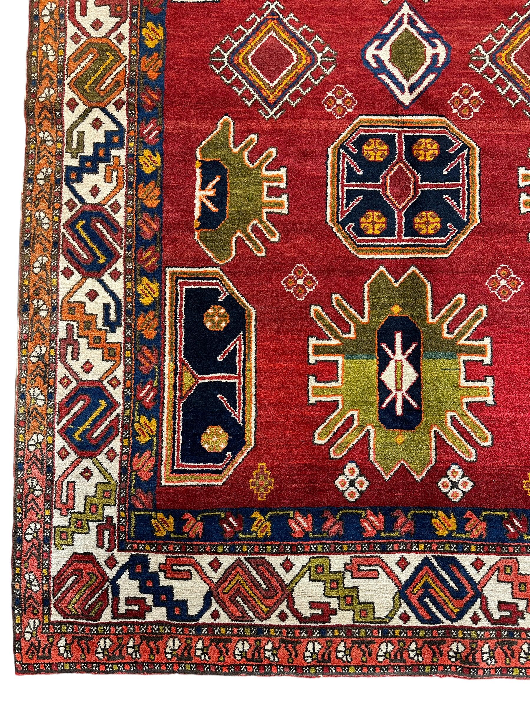 Fine Persian Meshkin Wool on Cotton Rug 5 x 11