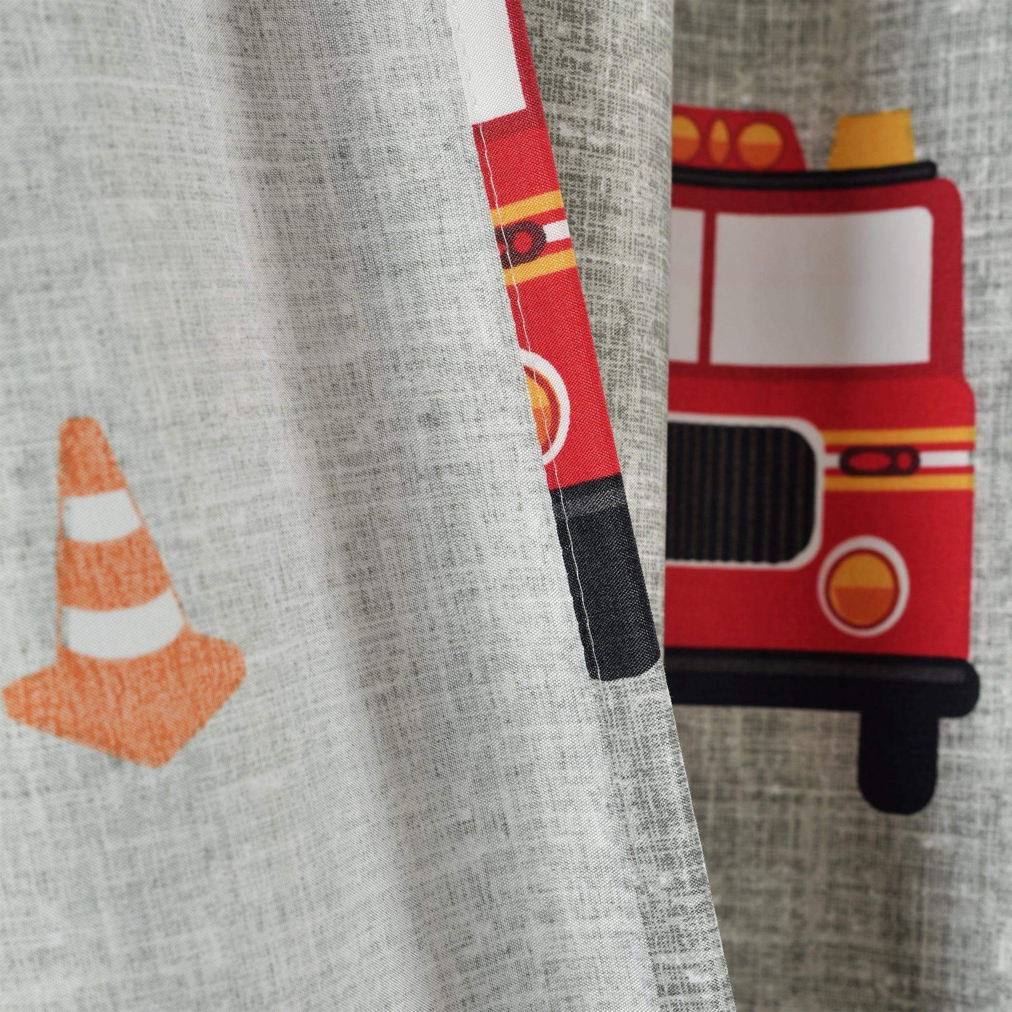 Fire Truck Shower Curtain