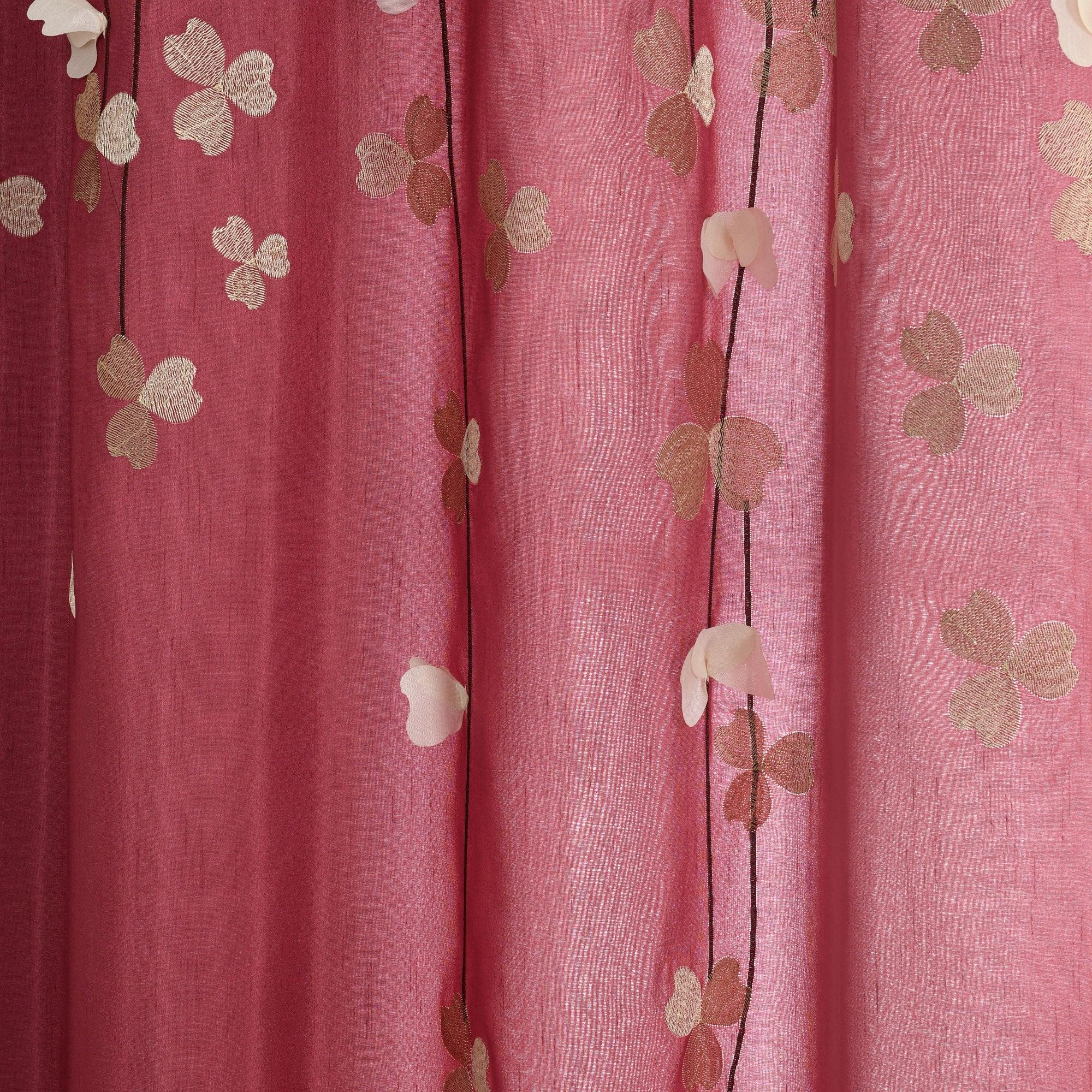 Flower Drops Window Curtain