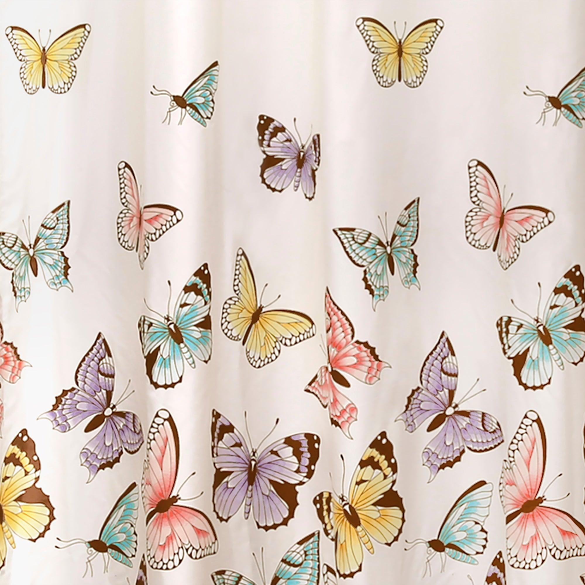 Flutter Butterfly Shower Curtain