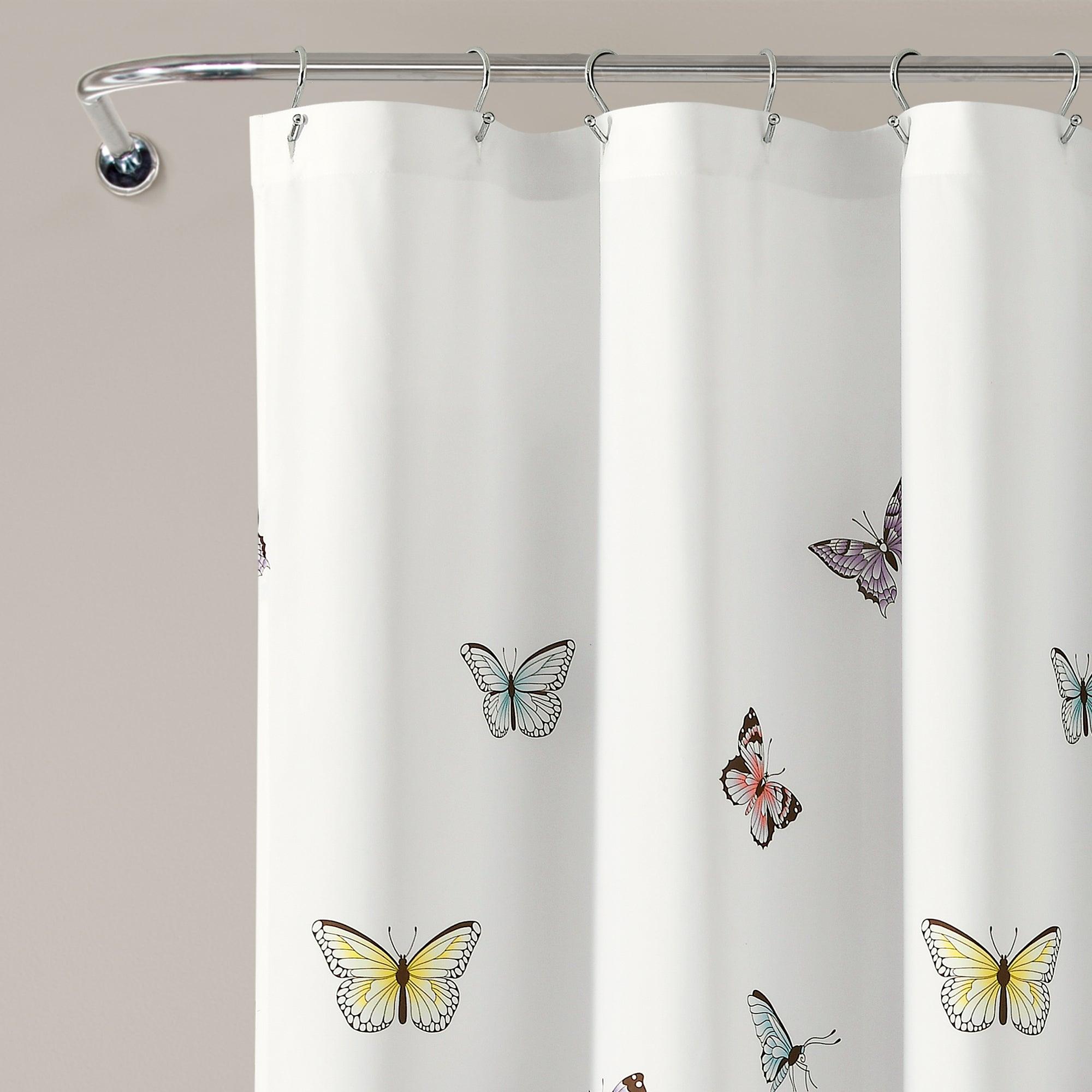 Flutter Butterfly Shower Curtain