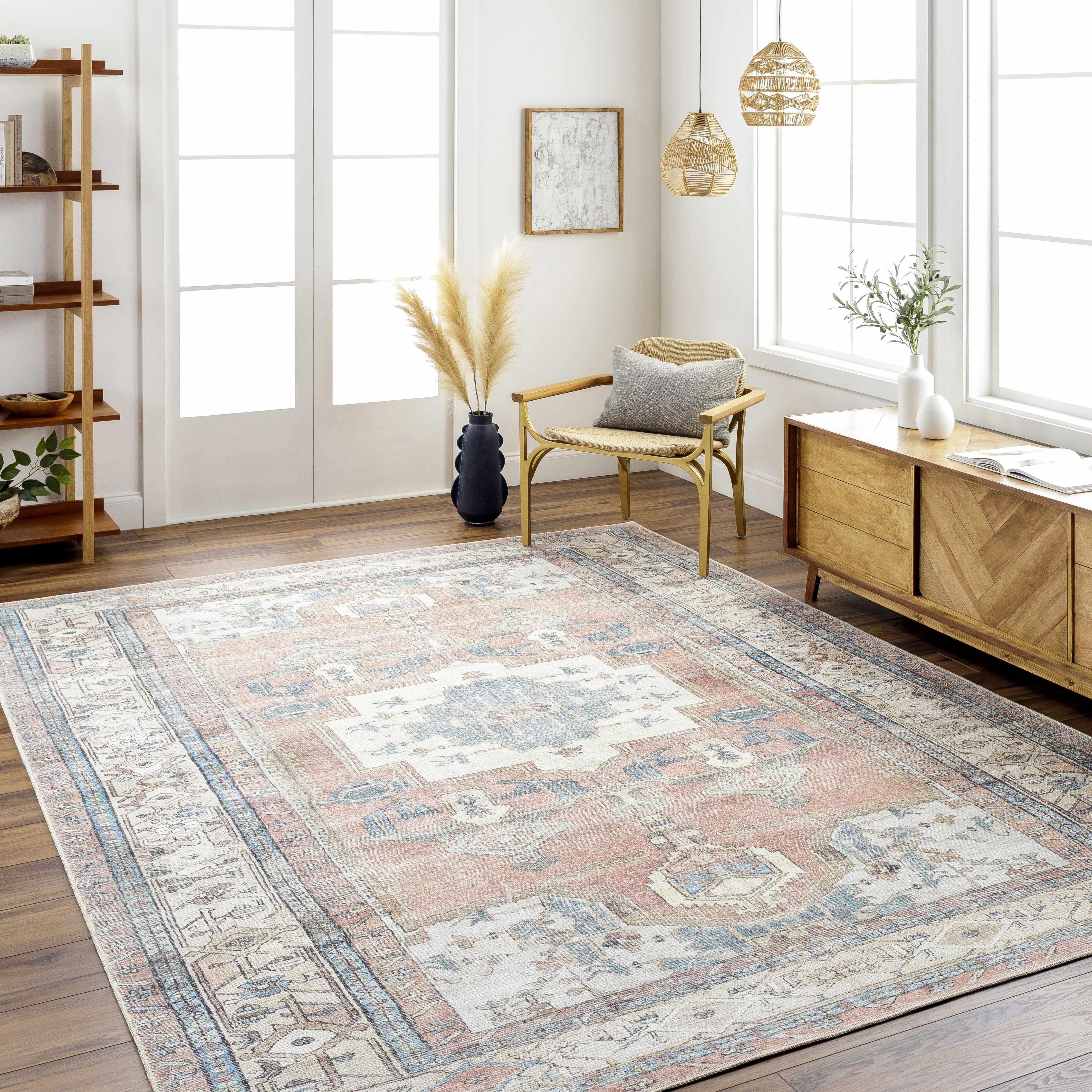 Foulridge Washable Area Rug