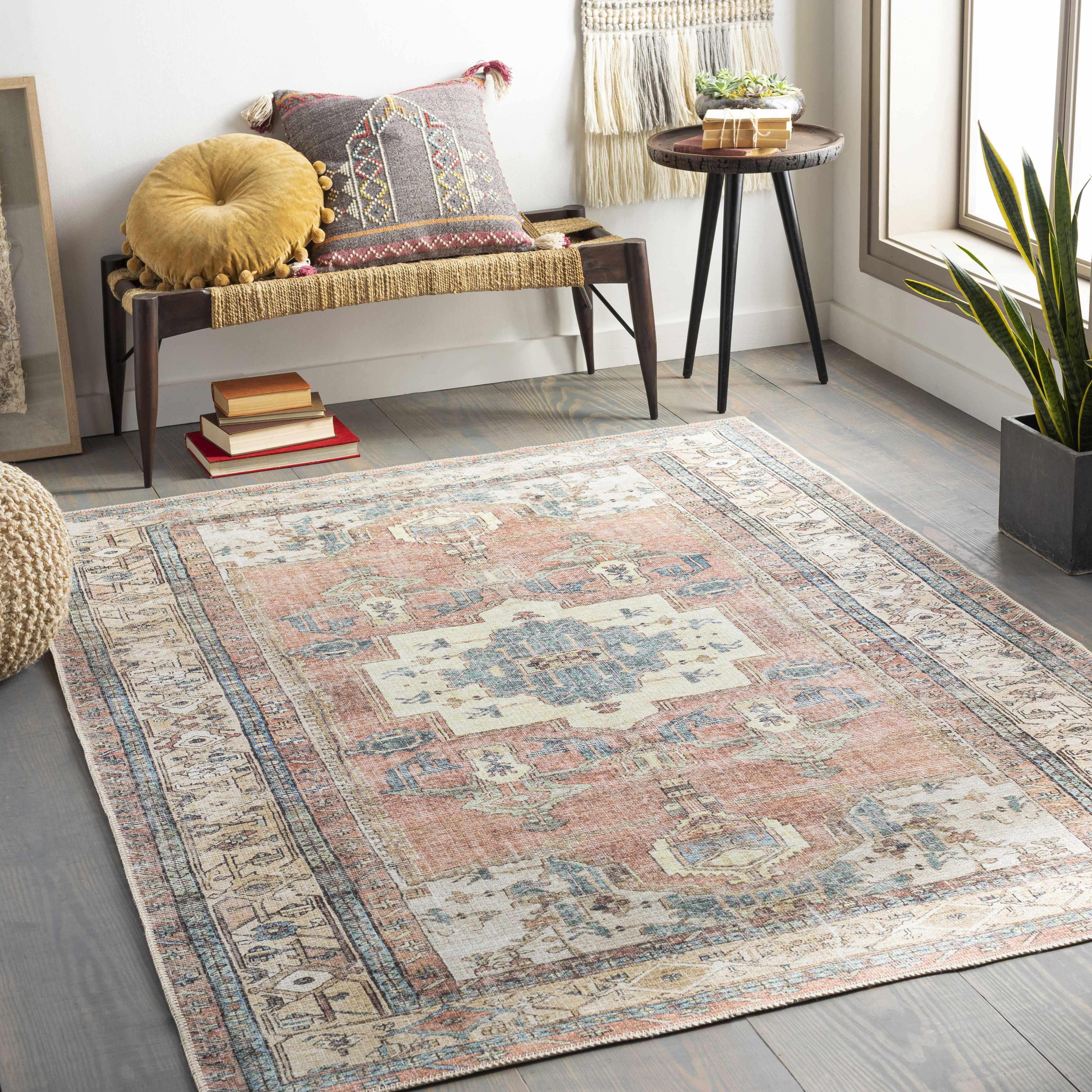 Foulridge Washable Area Rug