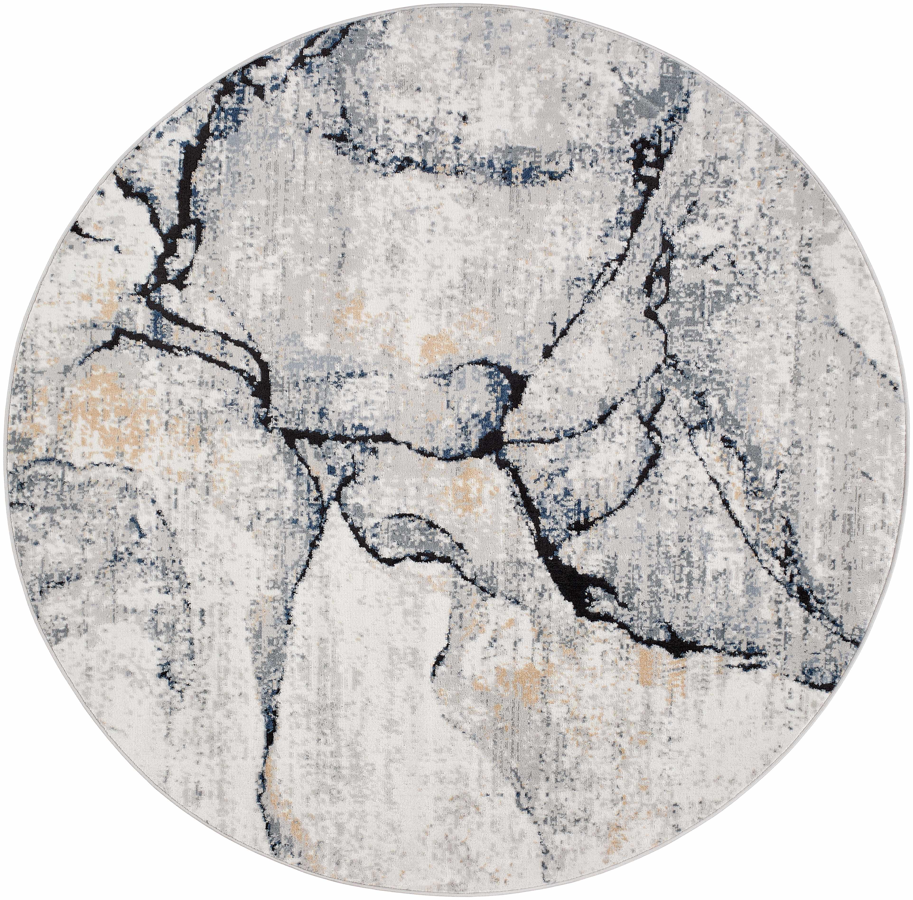 Fremantle Gray Marble Rug