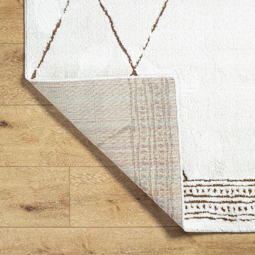 Gaetano Modern Ivory/Brown Area Rug