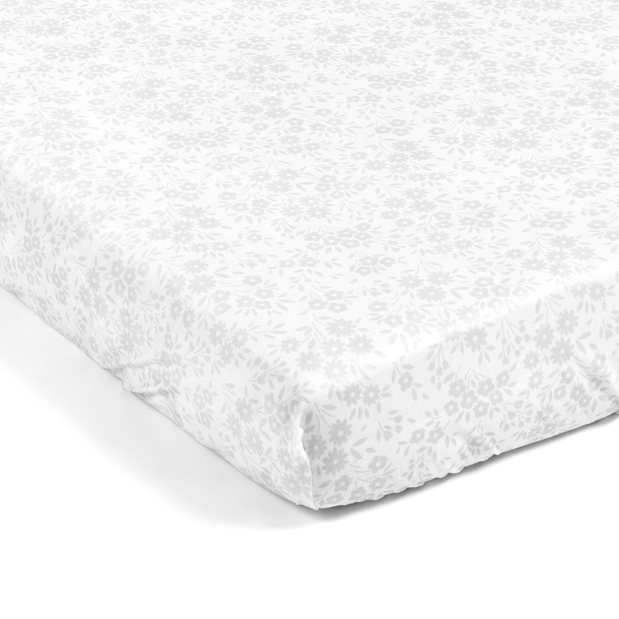 Garden Of Flowers Soft & Plush Fitted Crib Sheet