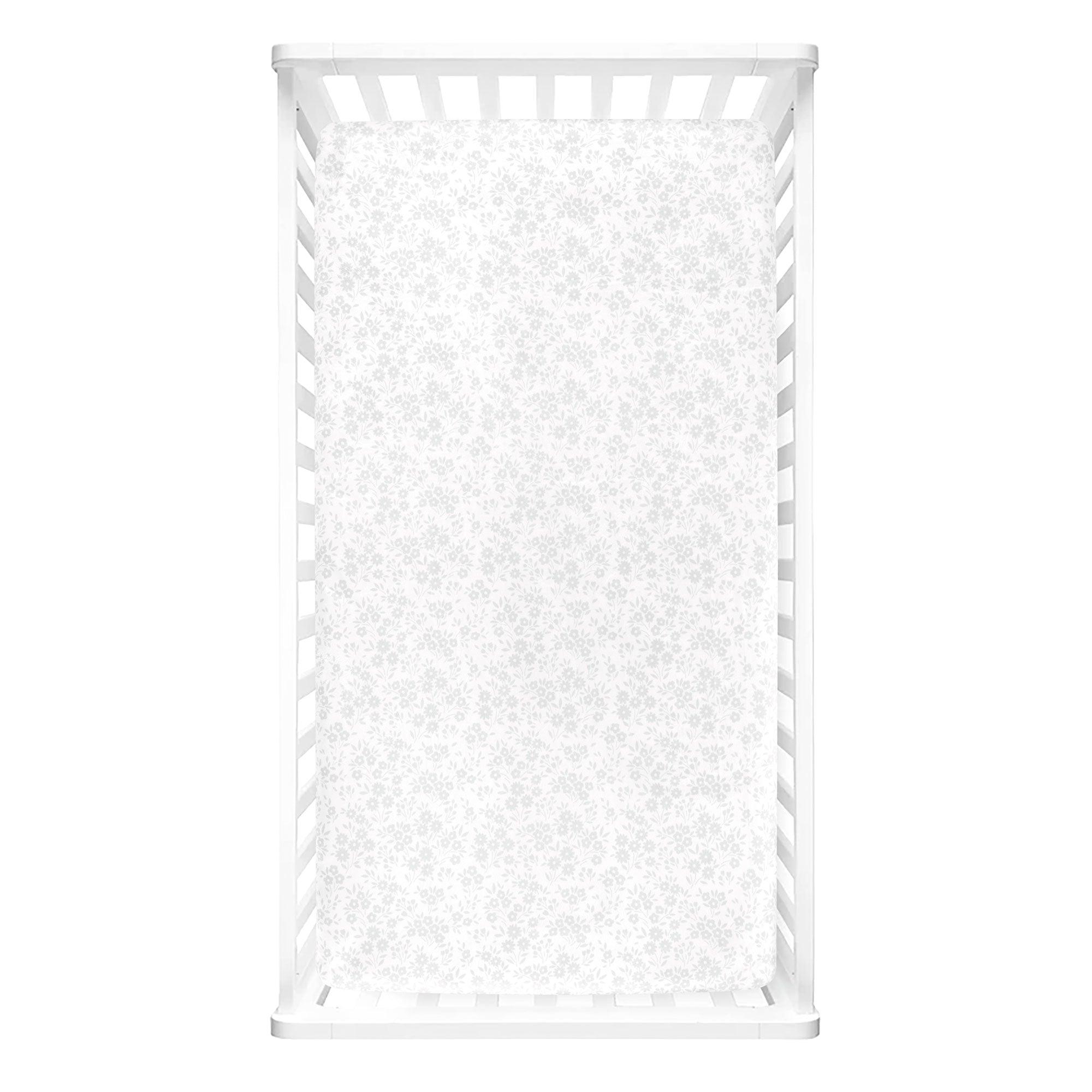 Garden Of Flowers Soft & Plush Fitted Crib Sheet