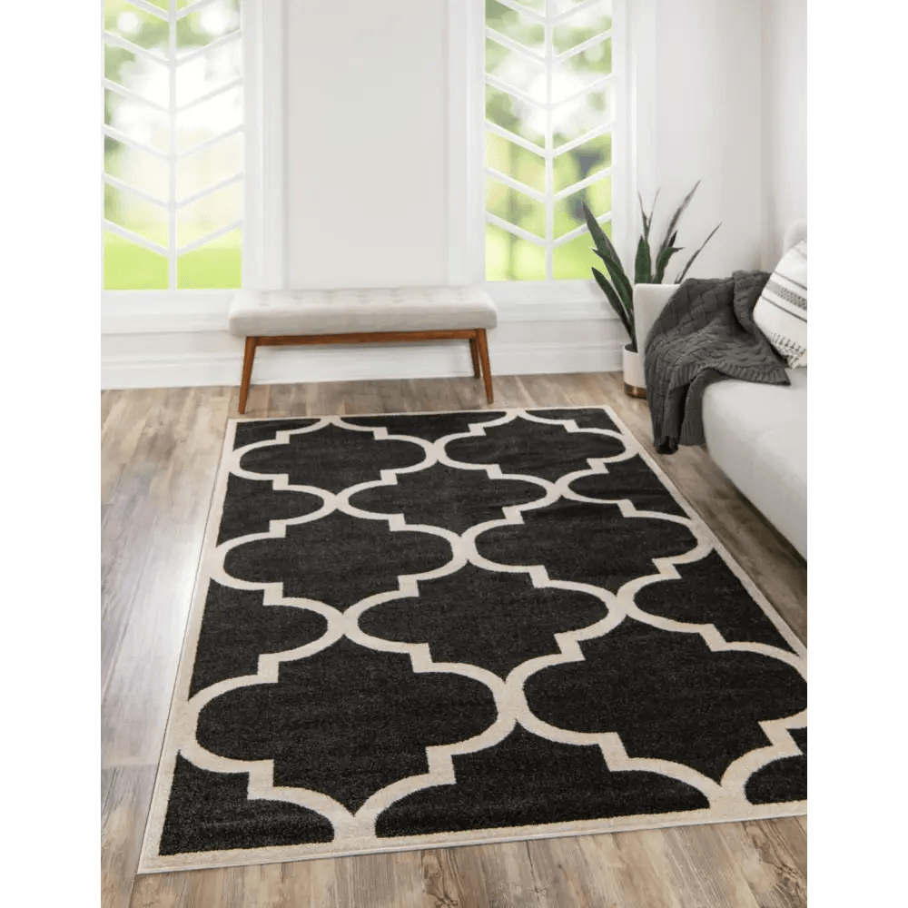 Geometric austin trellis rug