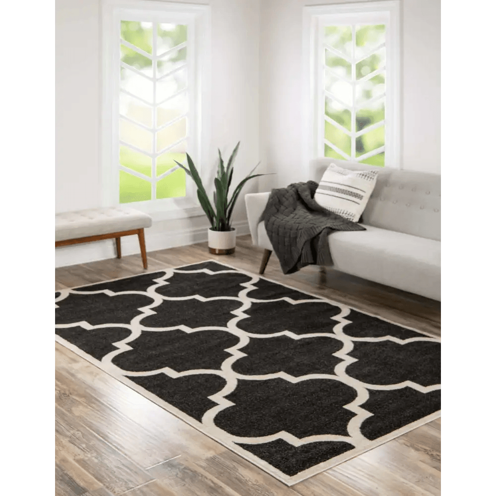 Geometric austin trellis rug