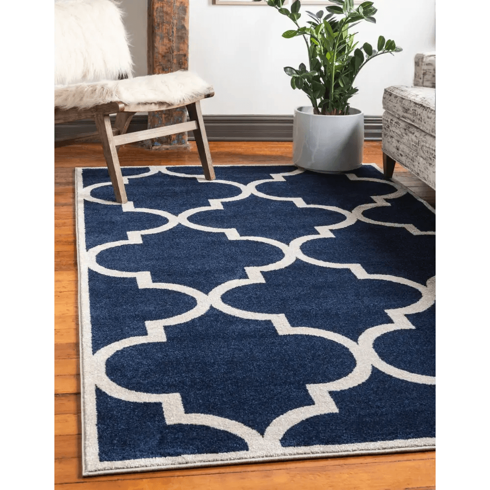 Geometric austin trellis rug