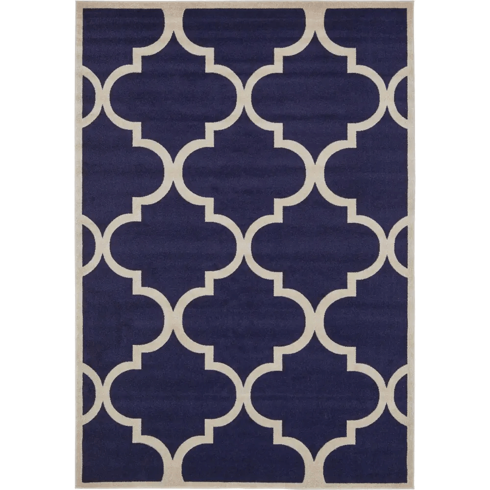 Geometric austin trellis rug