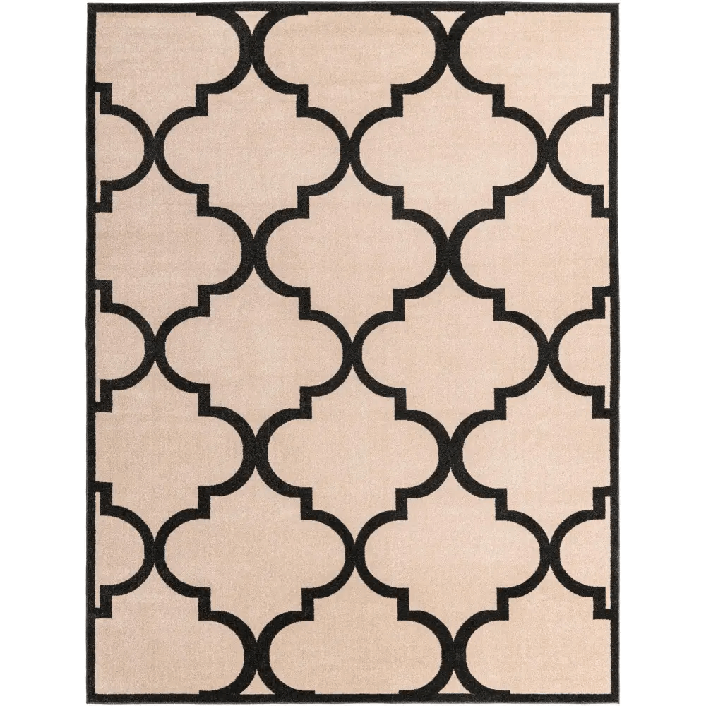 Geometric austin trellis rug