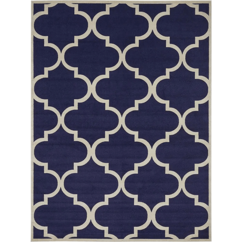 Geometric austin trellis rug