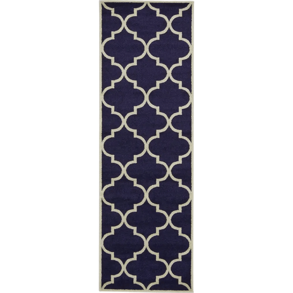 Geometric austin trellis rug