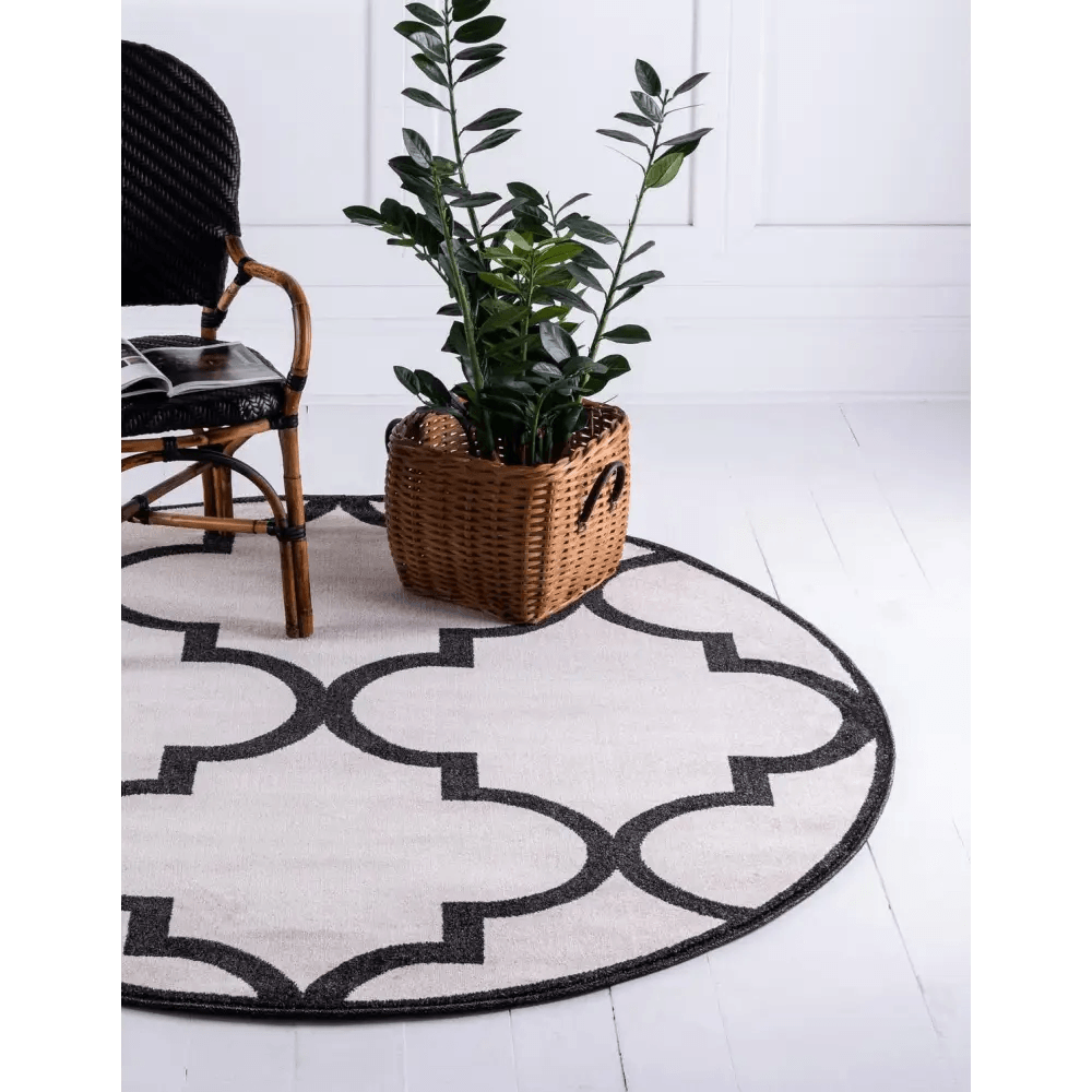 Geometric austin trellis rug