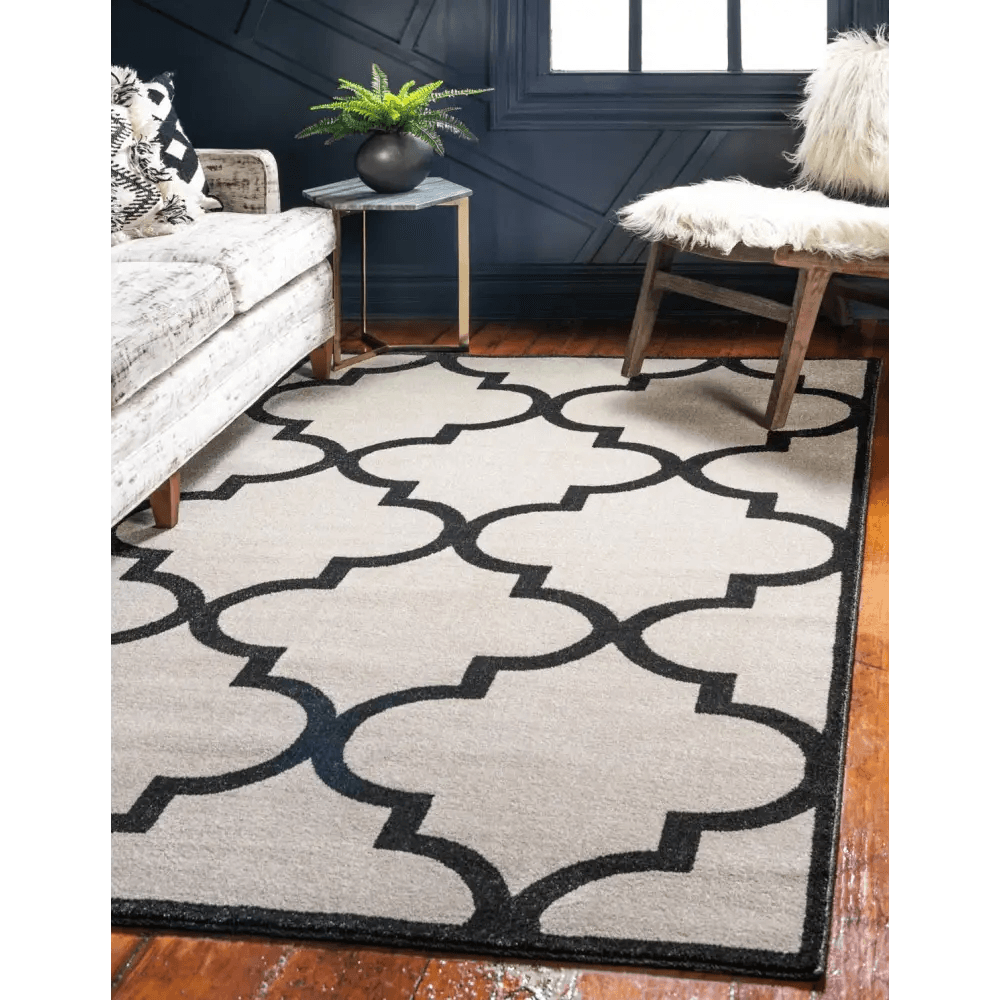 Geometric austin trellis rug