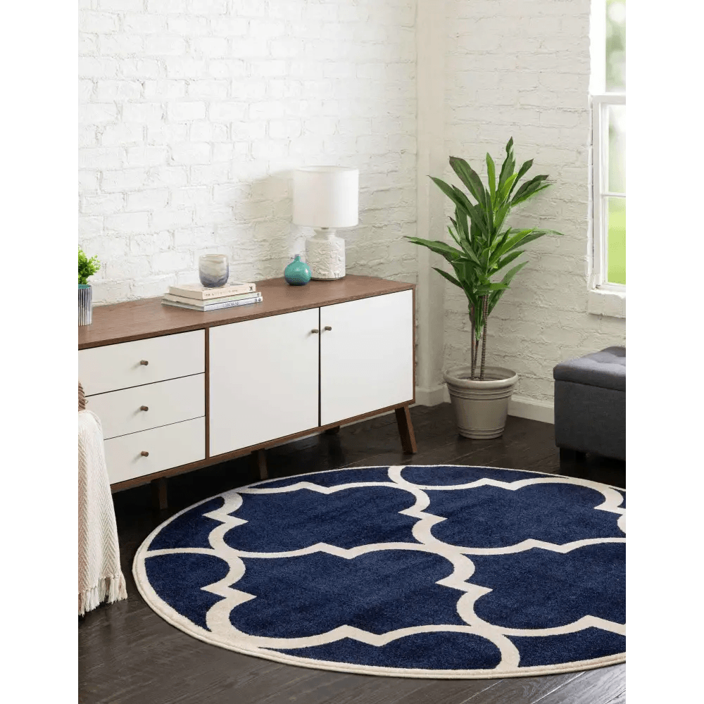 Geometric austin trellis rug