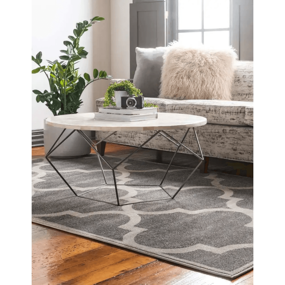 Geometric austin trellis rug