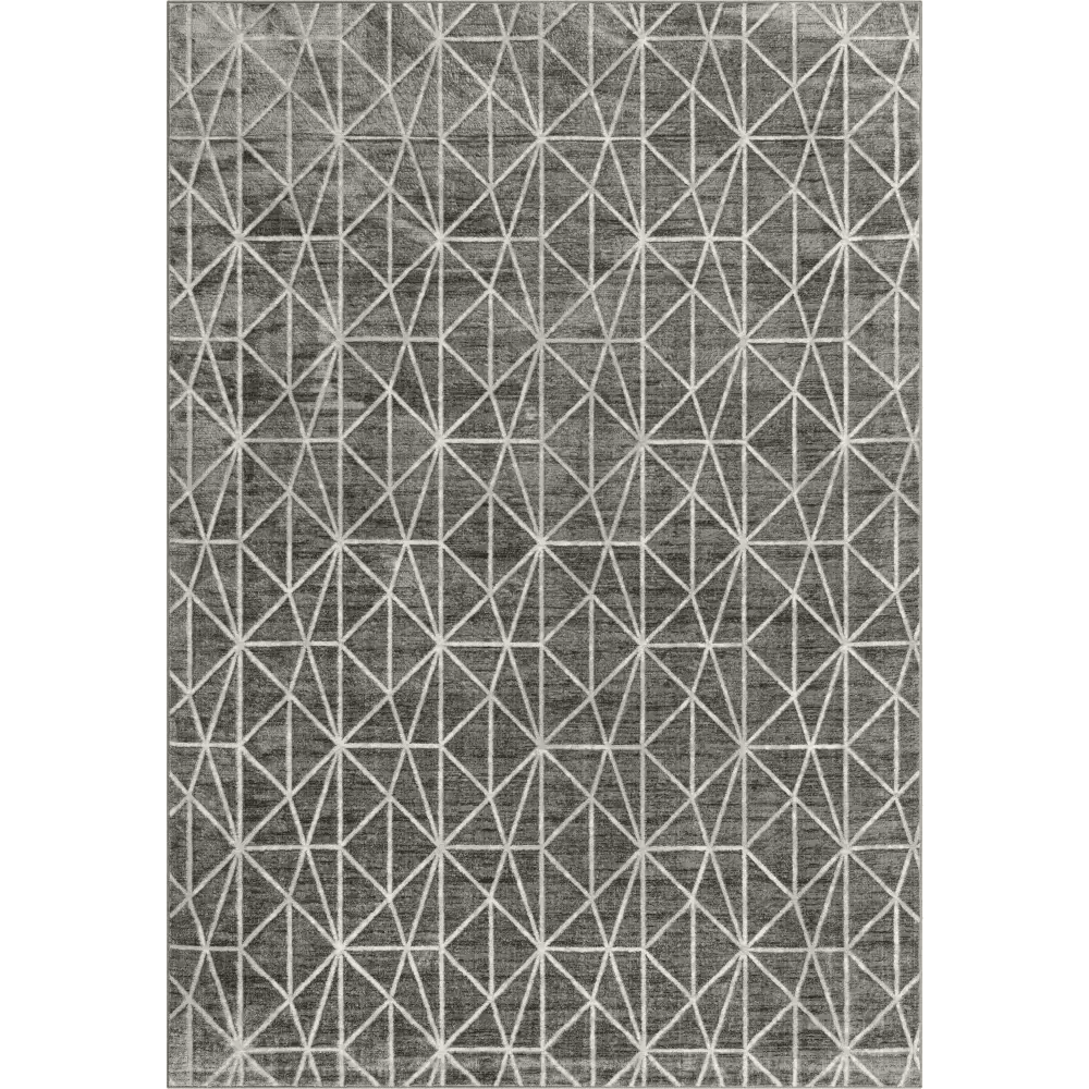 Geometric matrix trellis rug