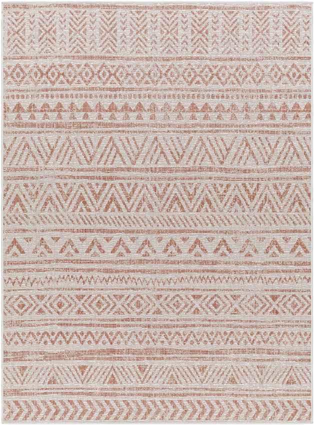 Goff Global Coral Pink Area Rug