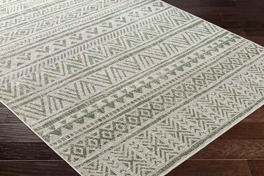 Goff Global Moss Green Area Rug