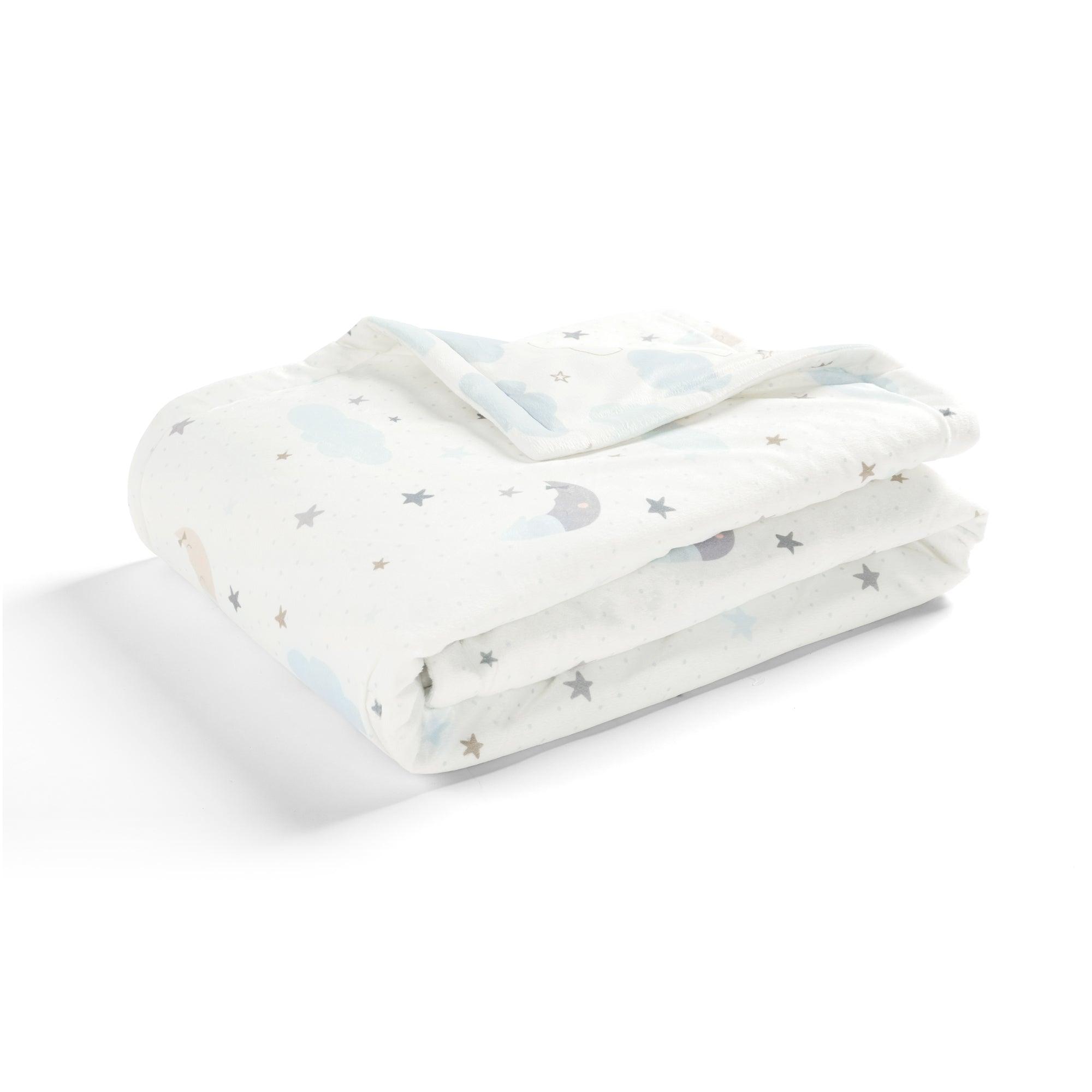 Goodnight Little Moon Reversible Soft & Plush Oversized Baby Blanket