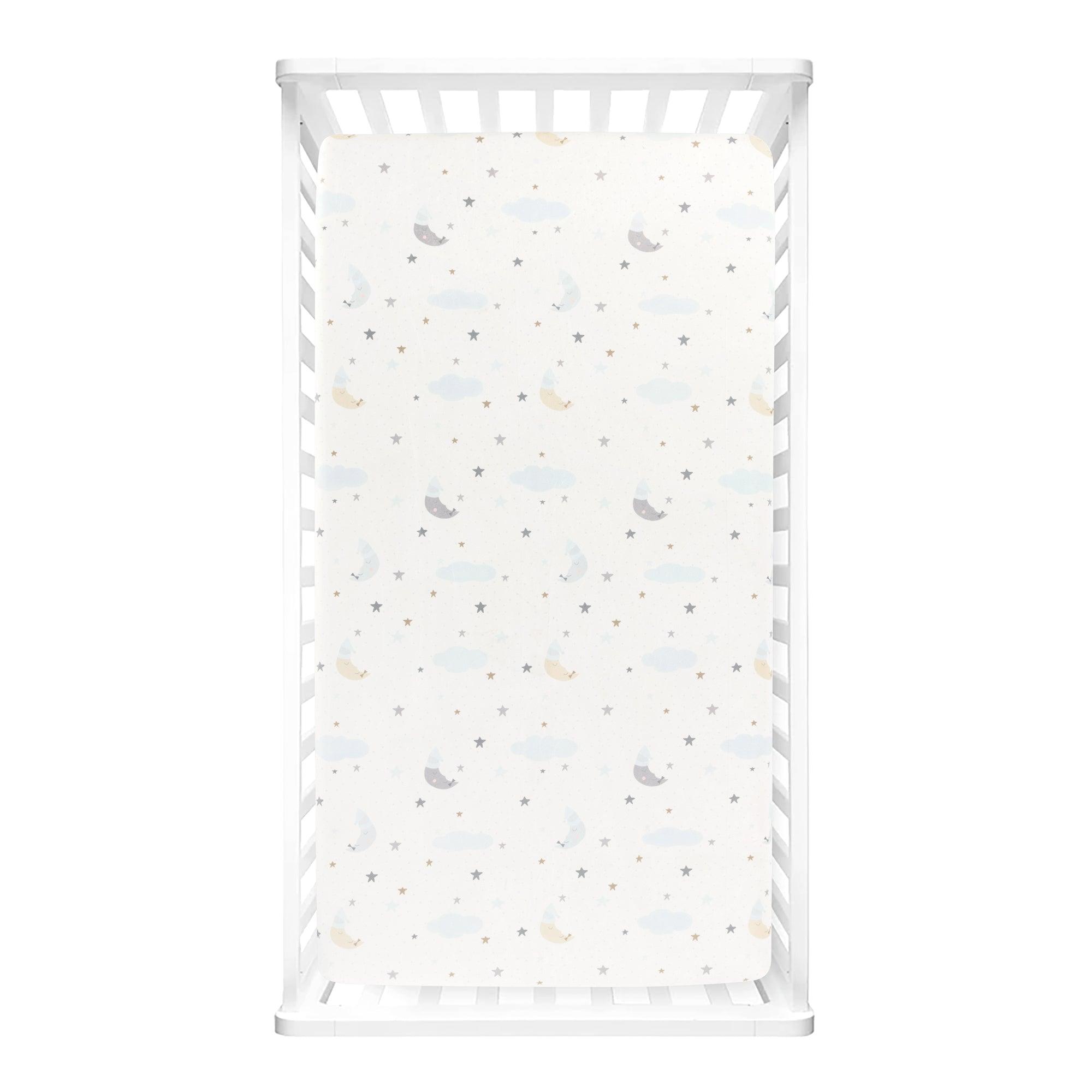 Goodnight Little Moon Soft & Plush Fitted Crib Sheet