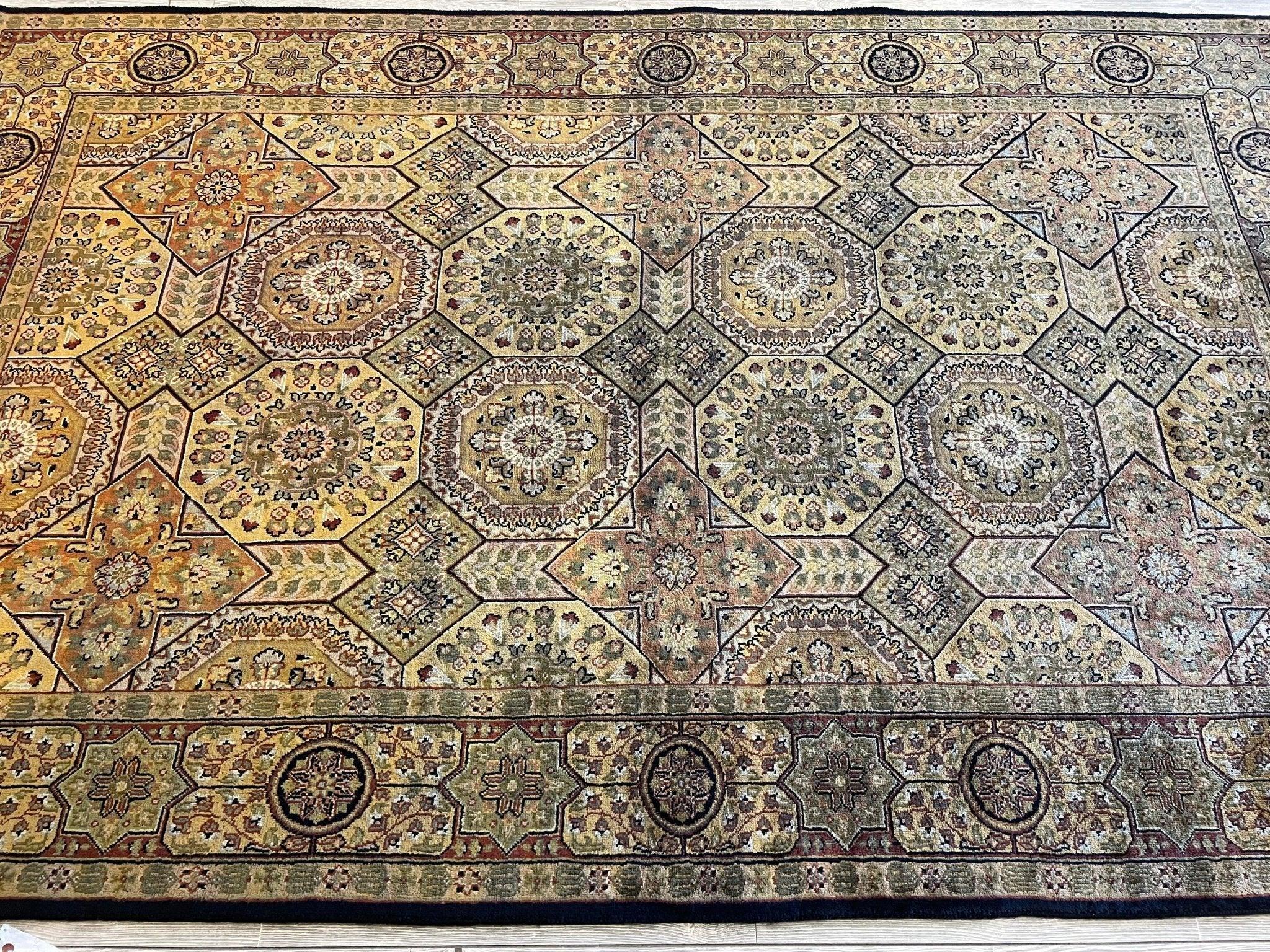 Hand Knotted Beautifull Indian Area Rug 6x9 ft