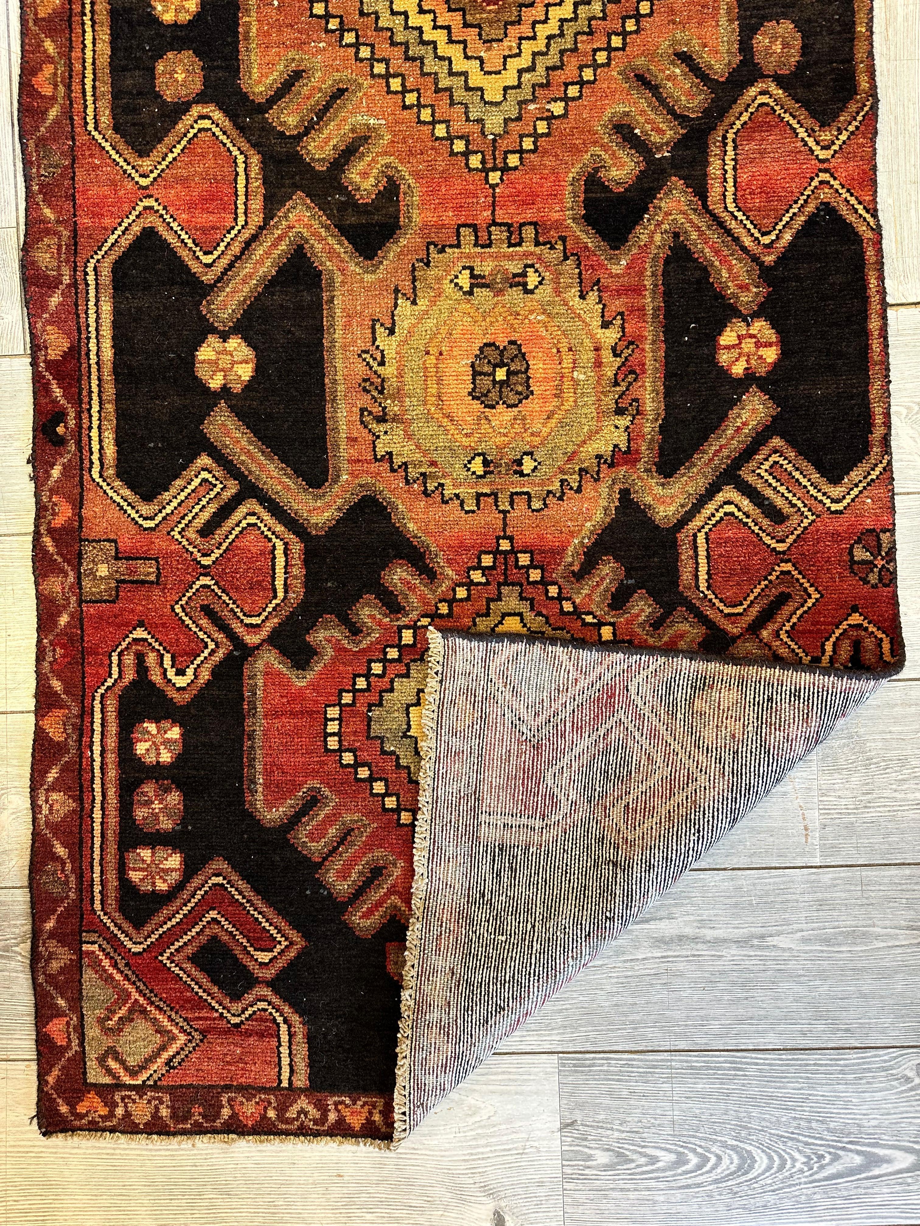 Hand-knotted Persian Tribal Runner Rug 2’6”x9’10”