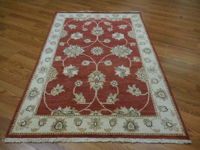 Hand Made Indo-Turkish Tabatabei Tabriz Behnam Rug 3'4''x5 Ft