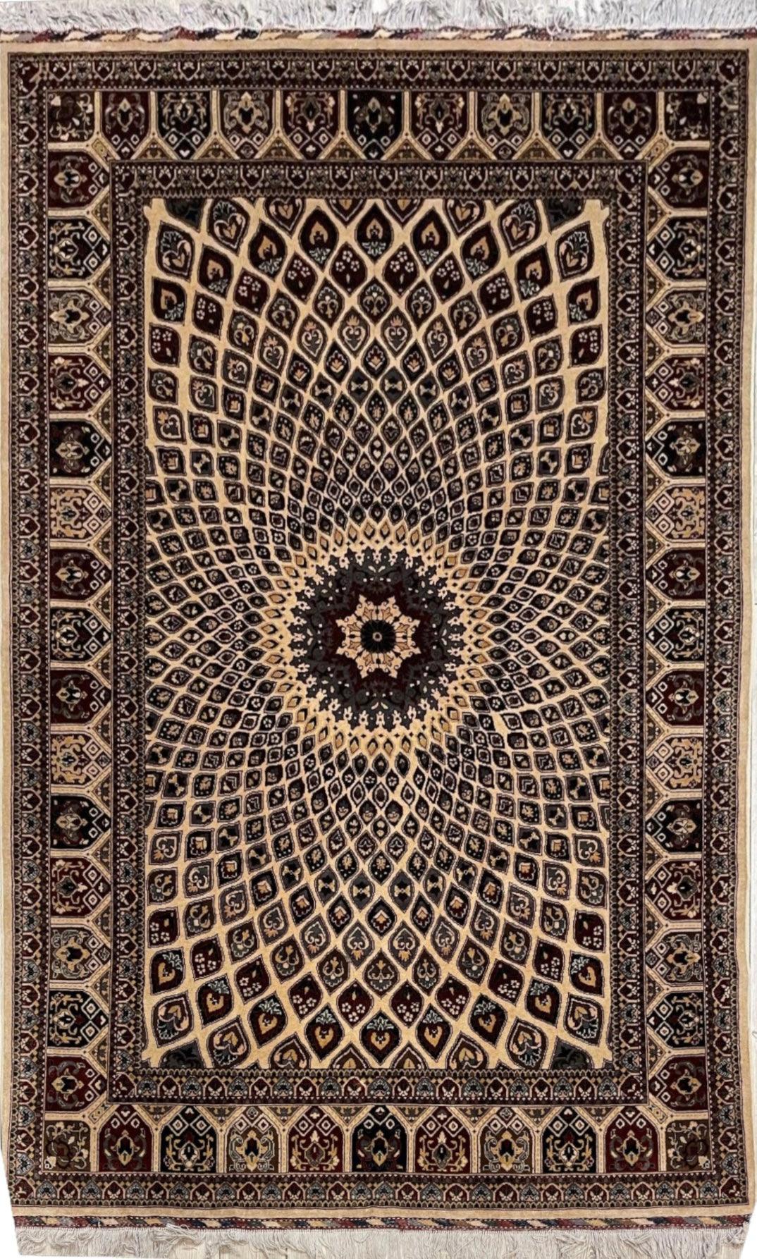 Handmade Afghani Gumbad Area Rug 7x10 ft