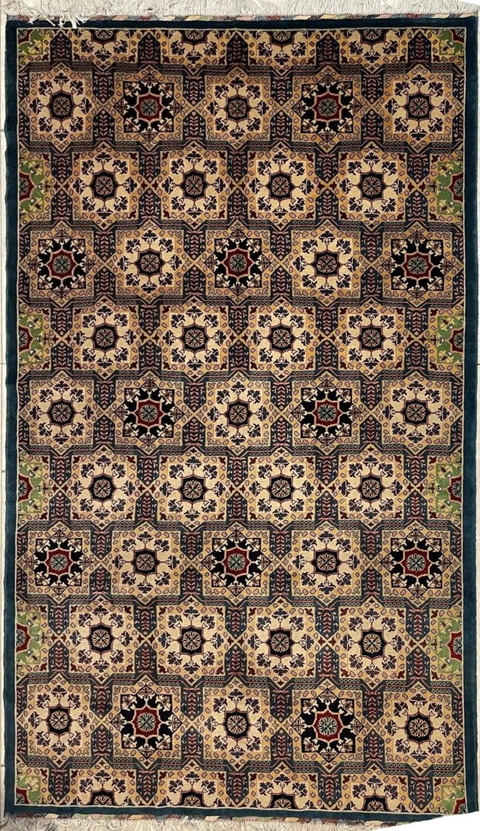 Handmade Afghani Satranji Area Rug 7x10 ft