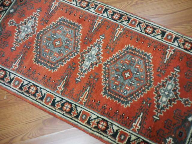 Handmade Beautifull Kazak Runner Rug 2x4 Ft