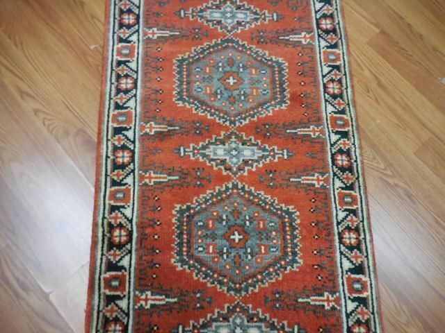 Handmade Beautifull Kazak Runner Rug 2x4 Ft