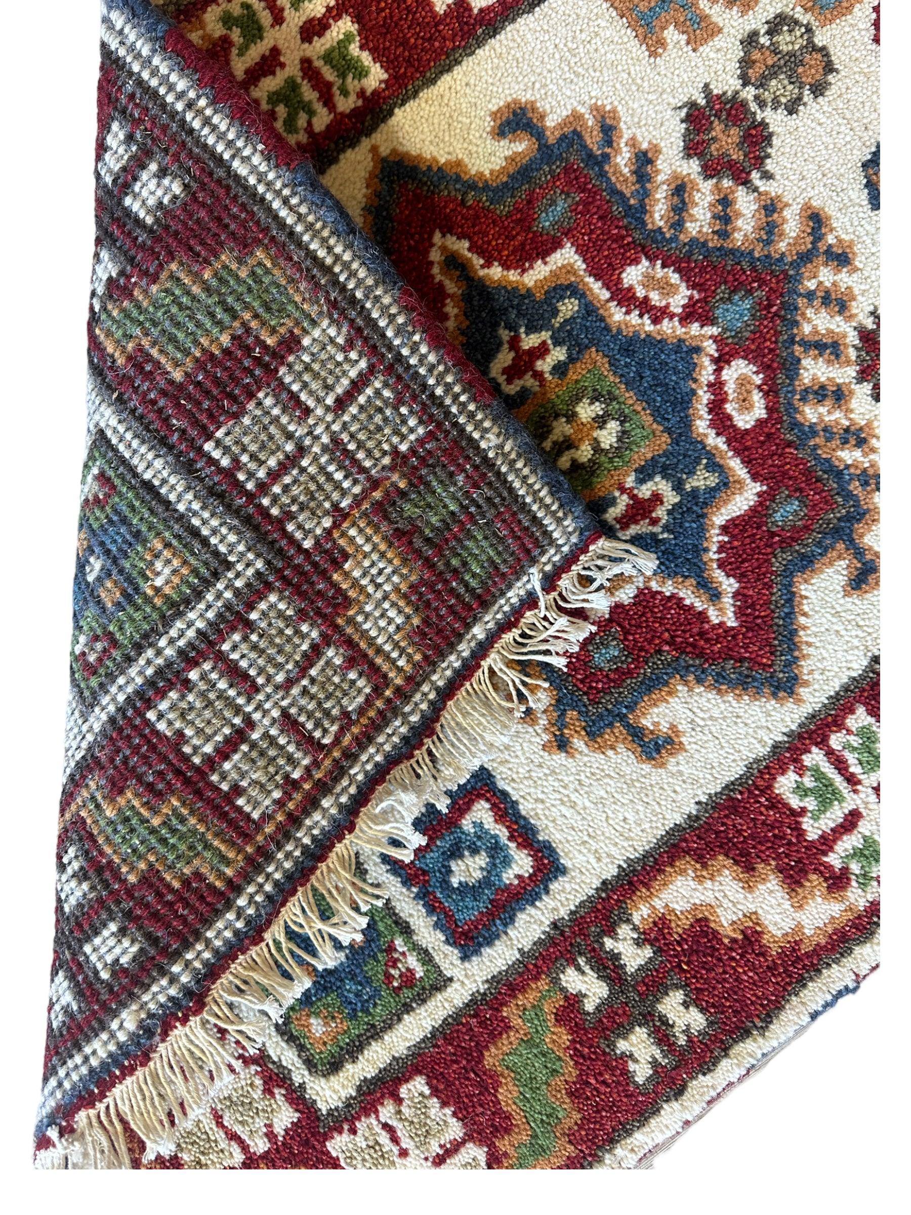 Handmade Indo-Kazak Runner Rug 2’2” x 6’10”