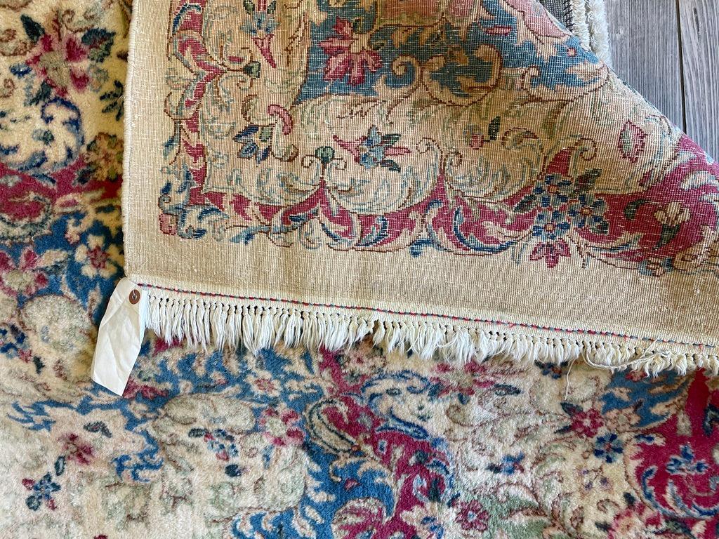 Handmade Vintage 1930's Kirman Rug 10x13 ft